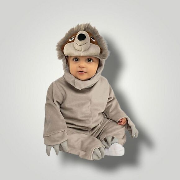 Sloth Toddler Halloween Costume 1-2 - Picture 1 of 7